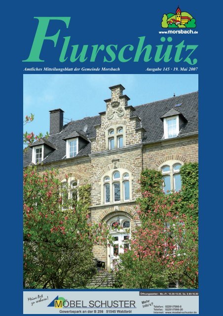 Ausgabe 145 vom 19.05.2007 - Gemeinde Morsbach