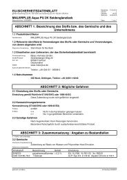 Sicherheitsdatenblatt 2K-Seidenglanzlack - MalerPlus