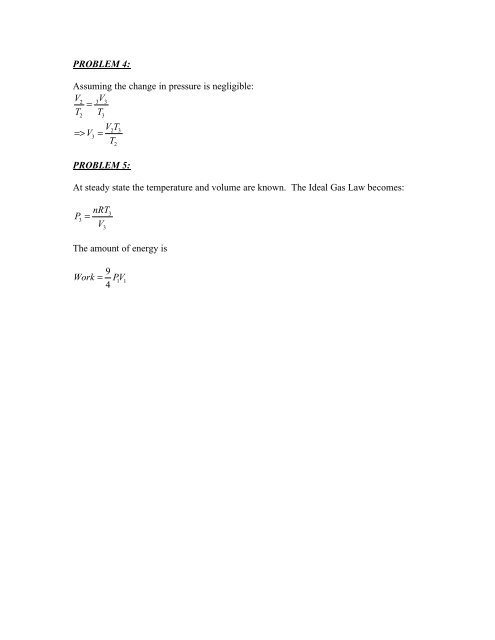 Problem Set 12: Kinetic Theory, Temperature and Internal Energy ...