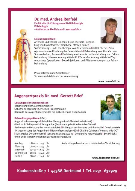 GESUND IN DORTMUND - kvwl-consult