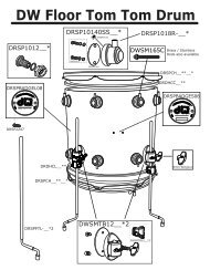 DW Floor Tom Tom Drum DW Floor Tom Tom Drum