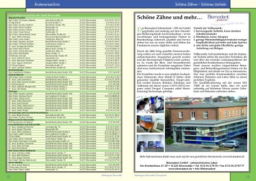 Stadtmagazin Eberswalde 2007 - Stadtmagazin BS GmbH