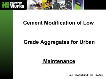 Cement Modification of Low Grade Aggregates for ... - roads.co.nz