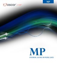 MP epicardial suture on permanent pacing lead - Oscor.com