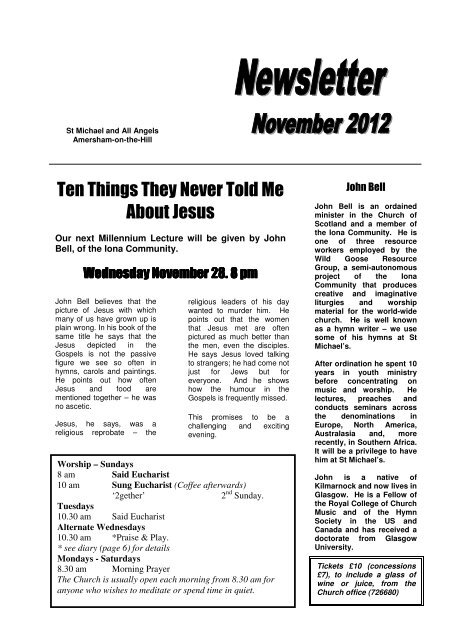 Ten Things They Never Told Me About Jesus St Michael And - 