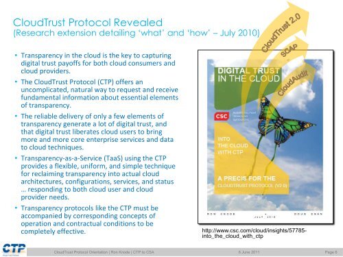 CloudTrust Protocol Information Overview (pdf) - Cloud Security ...