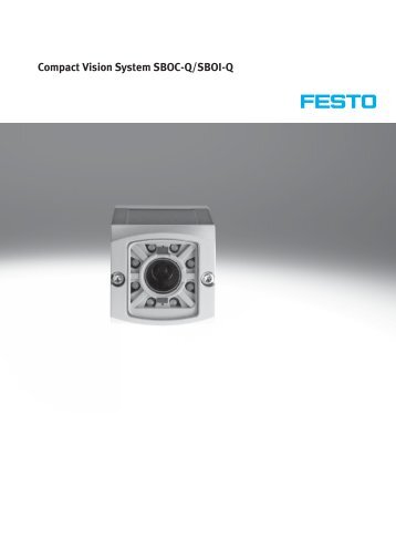 Compact Vision System SBOC-Q/SBOI-Q - Festo