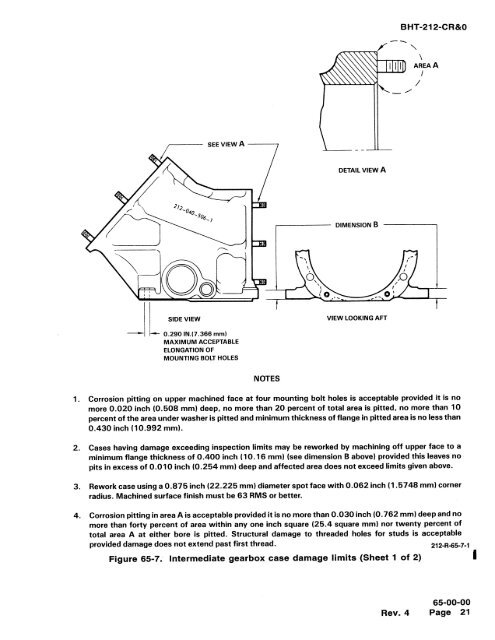 Tail Rotor Driveshaft Hanger