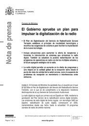 Plan de DigitalizaciÃ³n del Servicio de RadiodifusiÃ³n Sonora Terrestre