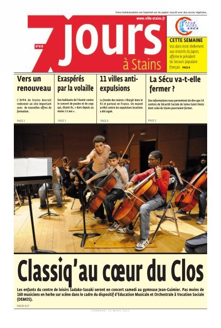 TÃ©lÃ©charger le journal [.pdf] - Ville de Stains