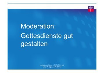 Workshop Moderation