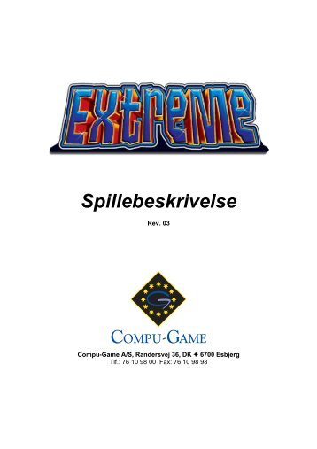Spillebeskrivelse - Compu Game