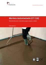 Mortero Autonivelante (CT C16) - Holcim