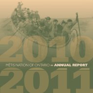 Veterans' Council - Metis Nation of Ontario