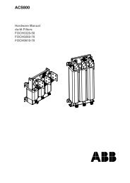 EN / ACS800 du/dt Filters Hardware Manual - Auser