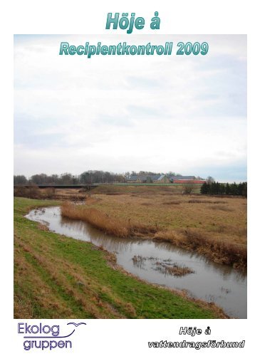Ãrsrapport fÃ¶r 2009 - HÃ¶je Ã¥ vattenrÃ¥d