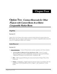 Chapter Four Option Two Contract Renewals for Other Projects ...