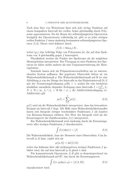 Quantenmechanik II - II. Institute for Theoretical Physics