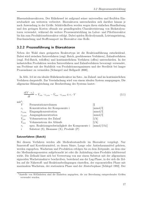 Fermentative Produktion von L-Phenylalanin m i t Escherichia coli