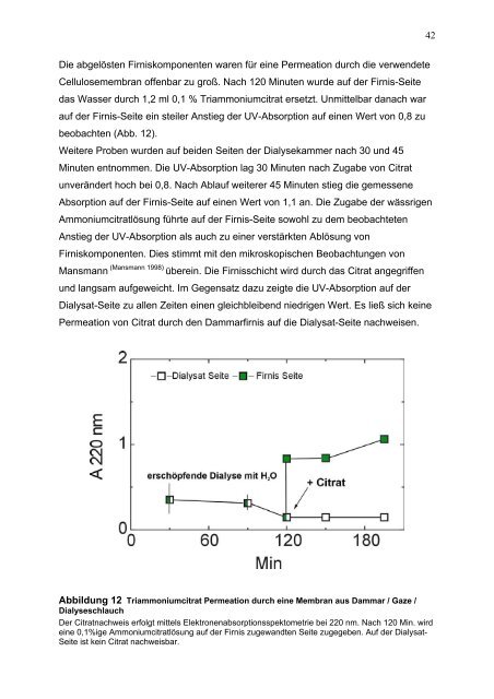 Bioanorganische Chemie in der Restaurierung - TOBIAS-lib ...