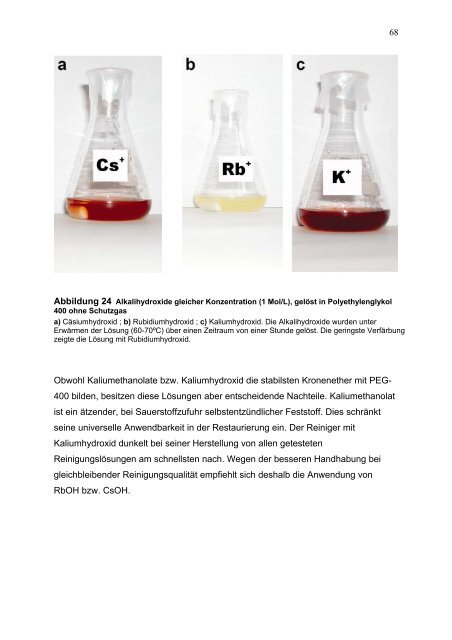 Bioanorganische Chemie in der Restaurierung - TOBIAS-lib ...