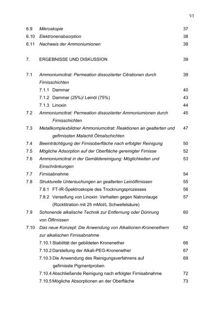 Bioanorganische Chemie in der Restaurierung - TOBIAS-lib ...