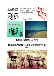 PoP Pirate Article - Reading and District Amateur Radio