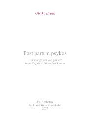 Post partum (pdf) - Psykiatrin Södra