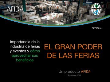 IMPORTANCIA DE LA INDUSTRIA DE FERIAS Y EVENTOS ... - Afida