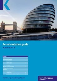 Accommodation guide - Kaplan International Colleges