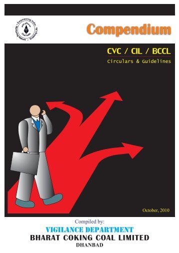 Compendium of Circulars - Bharat Coking Coal Limited