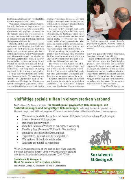 Klinkmagazin 13 2010 - Klinikmagazin