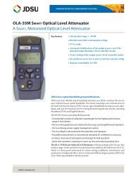 OLA-55M SMART Optical Level Attenuator A SMART ... - Mikrokom