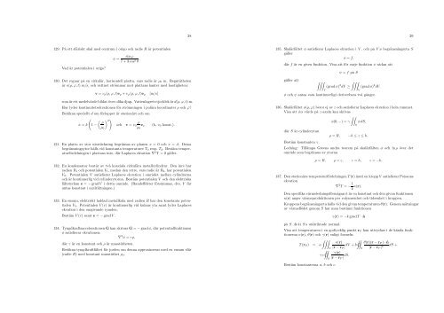 Exempelsamling Vektoranalys