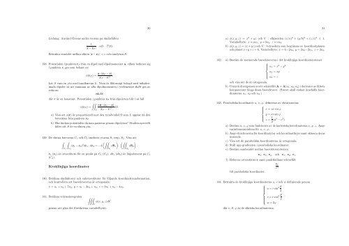 Exempelsamling Vektoranalys