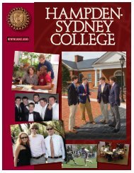 Recruitment Booklet - Hampden-Sydney College