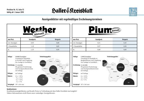 Anzeigengemeinschaft - Haller Kreisblatt