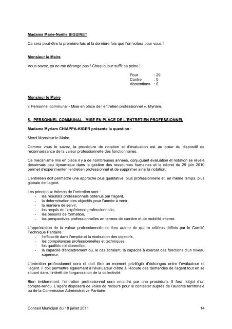 Consulter le Procès-verbal du 18 juillet 2011 - Montbéliard