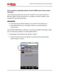 Ein bei exlibris.ch gekauftes ebook mit dem PC/MAC über itunes ...
