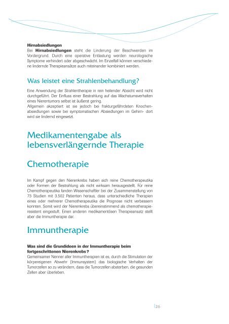 Nierenkrebs - Roche in Deutschland