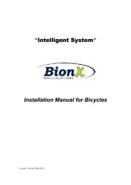 BionX Installation Guide - V is for Voltage electric vehicle forum