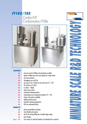 FT102/103 Carbo-Fill Carbonator/Filler - Consult-Exim