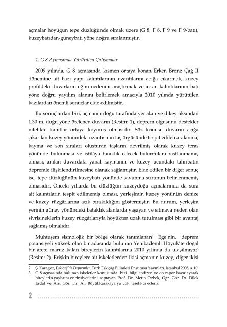 KAZI SONUÇLARI TOPLANTISI 1. CİLT - kulturvarliklari.gov.tr