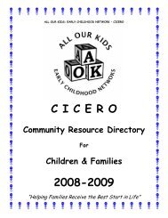 C I C E R O 2008-2009 - Cook County Department of Public Health