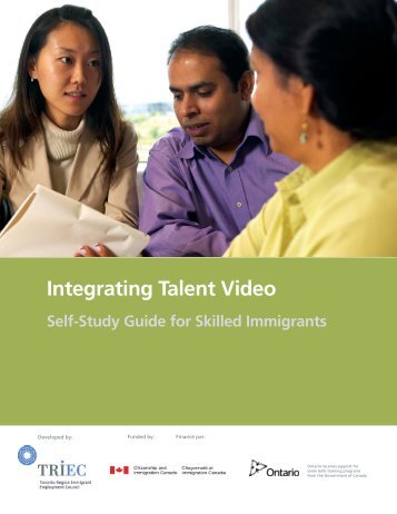 Self-Study Guide for Skilled Immigrants - Hireimmigrants.ca