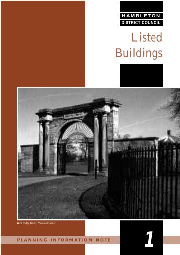 Listed Buildings - Hambleton District Council