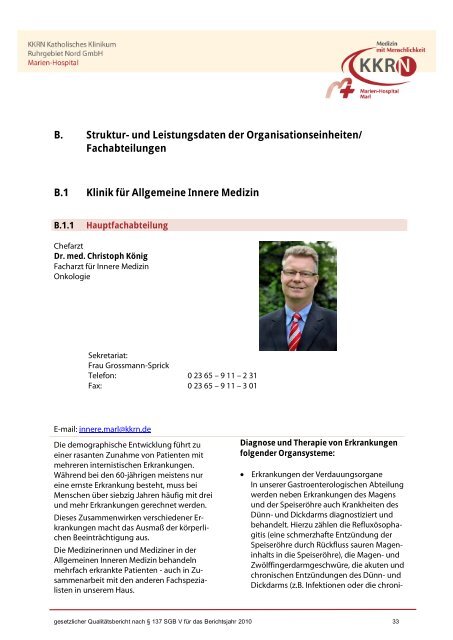 A. Struktur- und Leistungsdaten des Krankenhauses - Kkrn