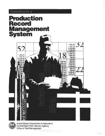 Guidelines for a Production Record Management System