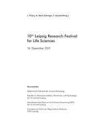 10 Th Leipzig Research Festival For Life Sciences