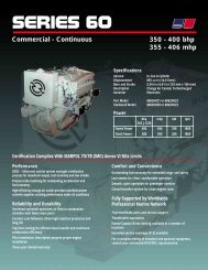 Commercial - Continuous 350 - 400 bhp 355 - 406 mhp